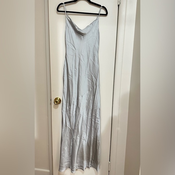 NWT L’AGENCE Adrianne Silk Satin Dress Size 2 - Picture 2 of 12